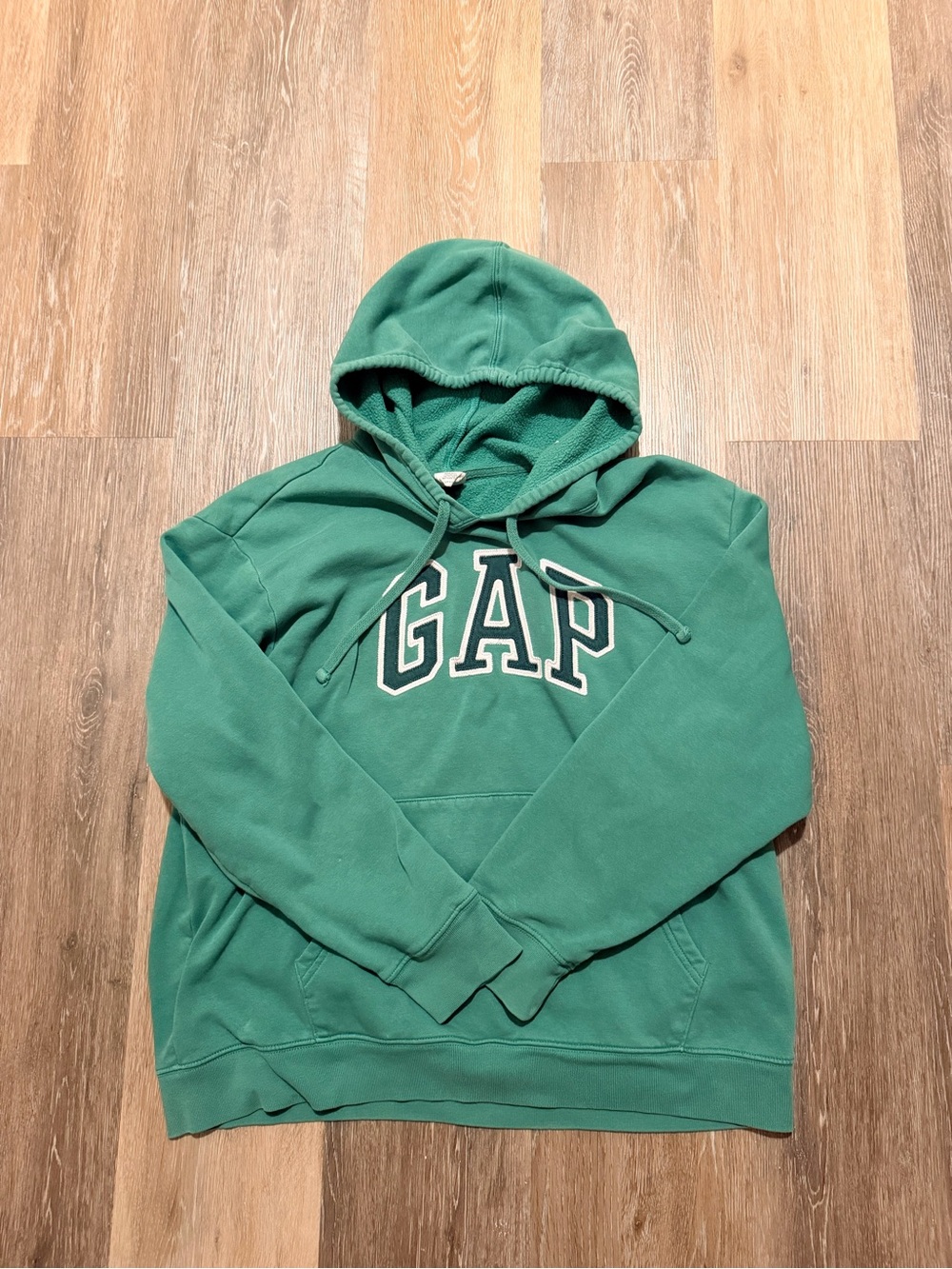 GAP Green Hooded Pullover Sweatshirt read caption for size info ^^